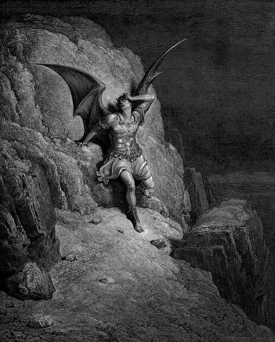 Me Miserable, Which Way Shall I Fly? Gustave Dore illustration to Paradise Lost