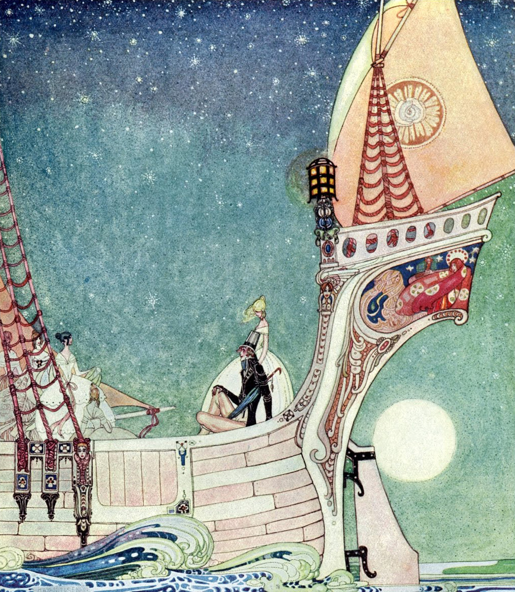 Kay Nielsen illustration. - nielsen fairy tale illustration. 